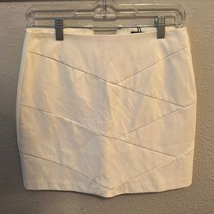 White leather skirt! Never worn